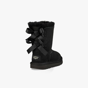 Ugg Bailey Bow II Kids Classic Boots Black (9650OWZHB)